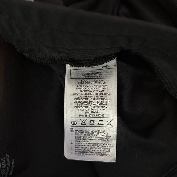 Adidas Kids' 3-Stripes Capri Leggings AEROREADY Black Athletic Size M - Picture 8 of 8